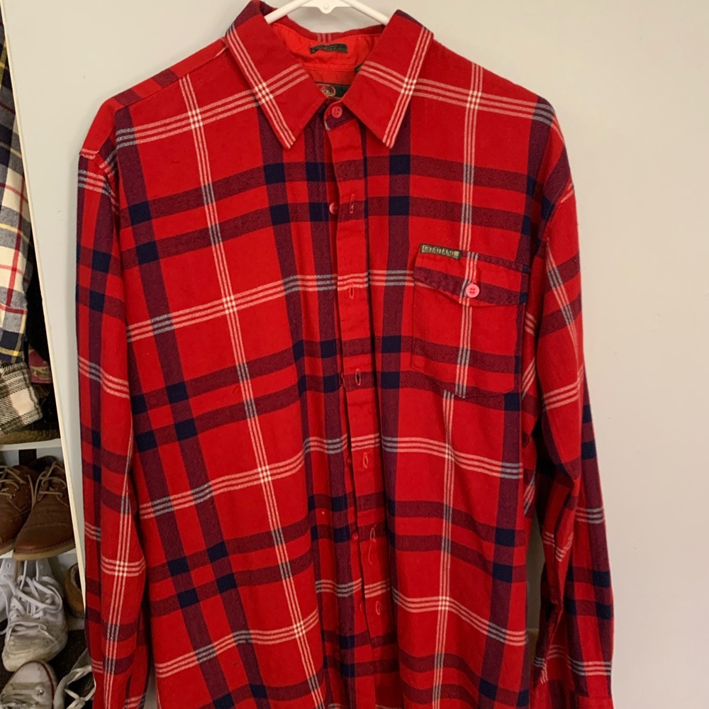 Greatland Flannel L Red Plaid